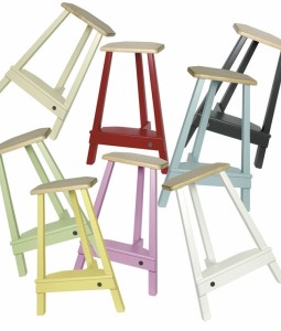 Kitchen painted Stool Samples, kitchen chairs respray