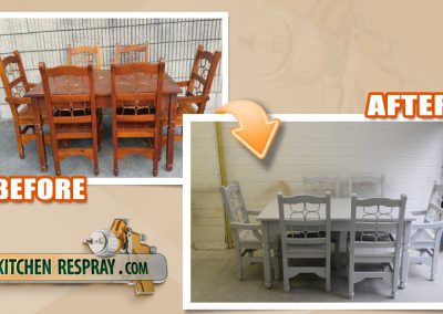 Furniture respraying | we spray furniture